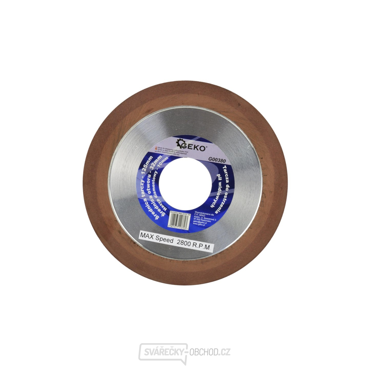 Brusný kotouč na vidlicové pily 125x10x32x8 PREMIUM (5/25/50/100)