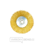 Drátěný kartáč, rotační, boční, 125 mm, mosaz, M14(60) Náhled