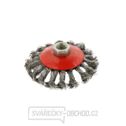 Opletený boční drátěný kartáč 100 mm M14 (100) Opletený boční drátěný kartáč 100 mm M14 (100) gallery main image