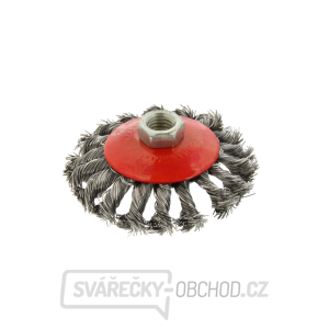Opletený boční drátěný kartáč 100 mm M14 (100) gallery main image