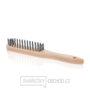 Černý drátěný kartáč na rez 5 řad dřeva (30/120) Černý drátěný kartáč na rez 5 řad dřeva (30/120) gallery main image