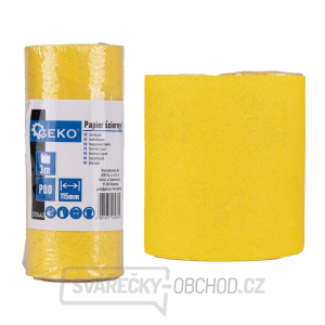 Brusný papír - role 115 mm x 3 m P80 (100) Brusný papír - role 115 mm x 3 m P80 (100) gallery main image