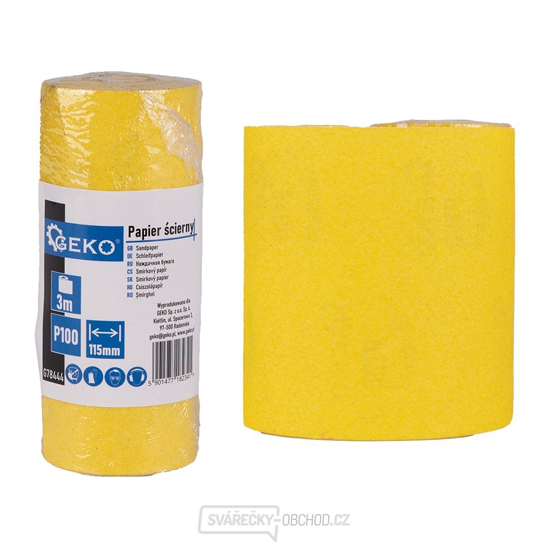 Brusný papír - role 115 mm x 3 m P100 (100)