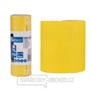 Brusný papír - role 115 mm x 3 m P120 (100) Brusný papír - role 115 mm x 3 m P120 (100) gallery main image