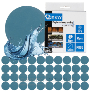 Brusný papír na vodní bázi - kotouč na suchý zip 125 mm P800 (50/1000) 1ks Brusný papír na vodní bázi - kotouč na suchý zip 125 mm P800 (50/1000) 1ks gallery main image