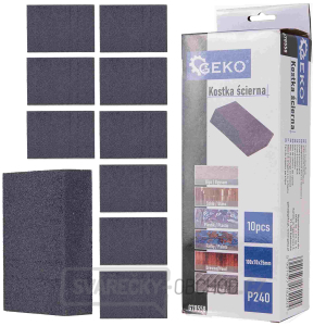 Brusný blok 70x100x25mm P240 (10/250) Brusný blok 70x100x25mm P240 (10/250) gallery main image