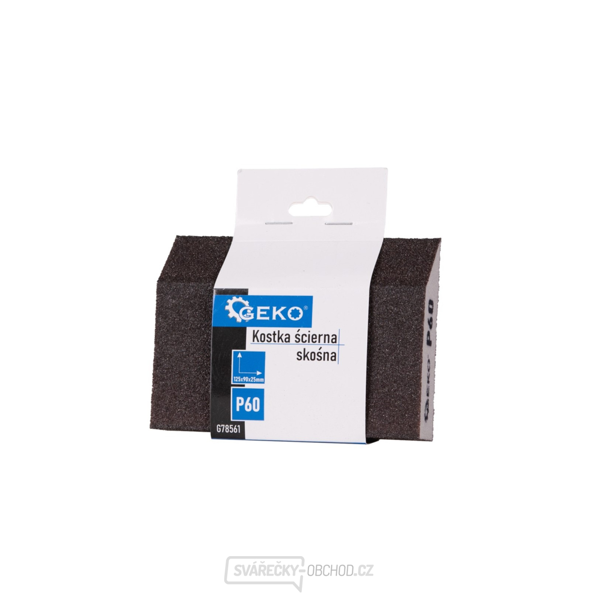 Diagonální brusný blok 125x90x25mm P60 (250)