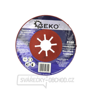Brusný kotouč z kameninových vláken 125 mm P100 (10/200) Brusný kotouč z kameninových vláken 125 mm P100 (10/200) gallery main image