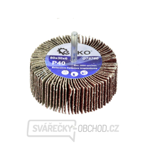 GEKO Kotouč brusný se stopkou 80x30X6 P40 (10/20/100) GEKO Kotouč brusný se stopkou 80x30X6 P40 (10/20/100) gallery main image