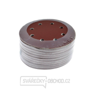 Brusný papír na kotouč s otvory 190 mm P180 (balení 100 ks)/Brusička na sádru/(100/1000) Náhled