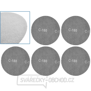 Brusná síťka se suchým zipem 225 mm P180 (5/250) Brusná síťka se suchým zipem 225 mm P180 (5/250) gallery main image