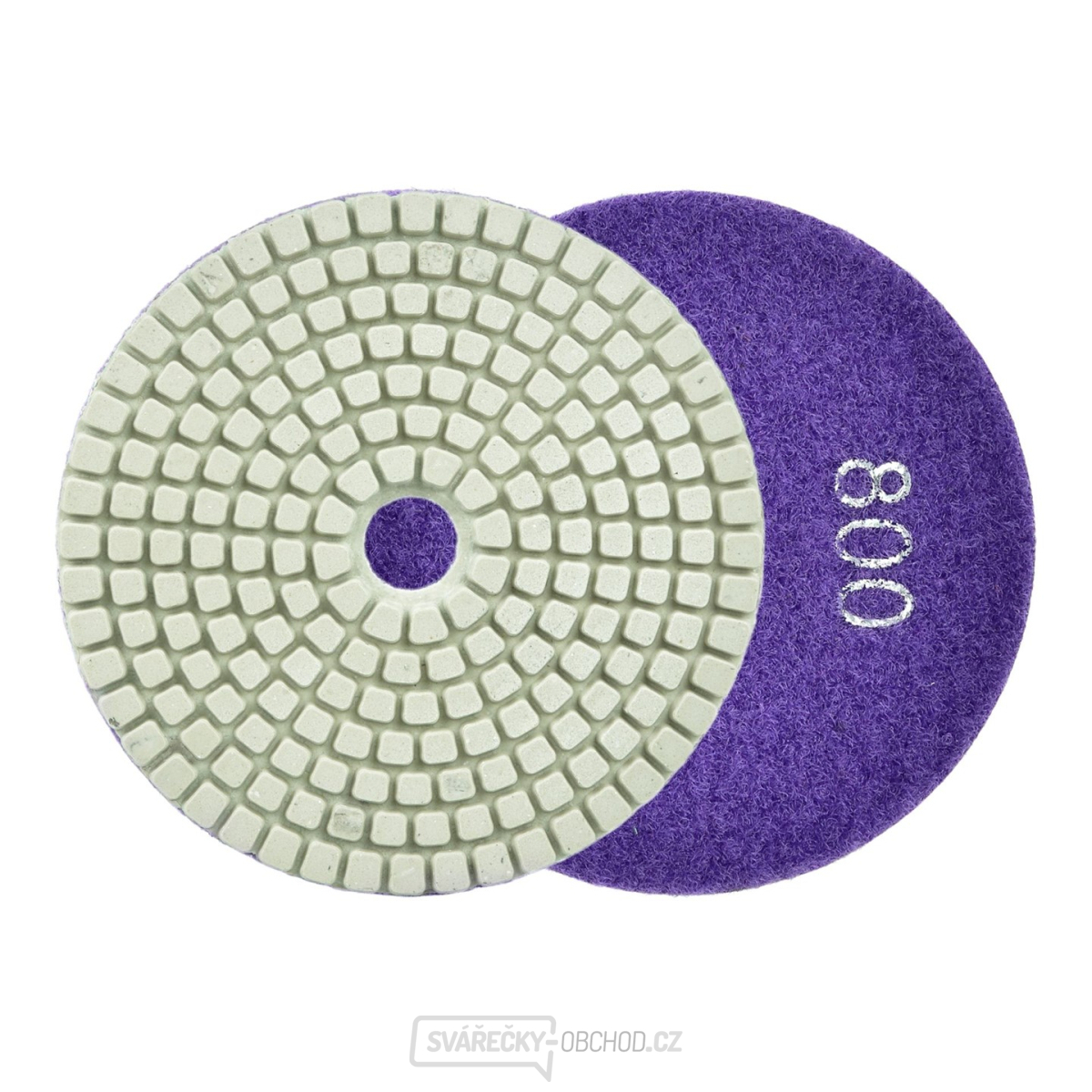 Lešticí kotouč pro mokré broušení kameniny 100mm GR800 5/25/200)