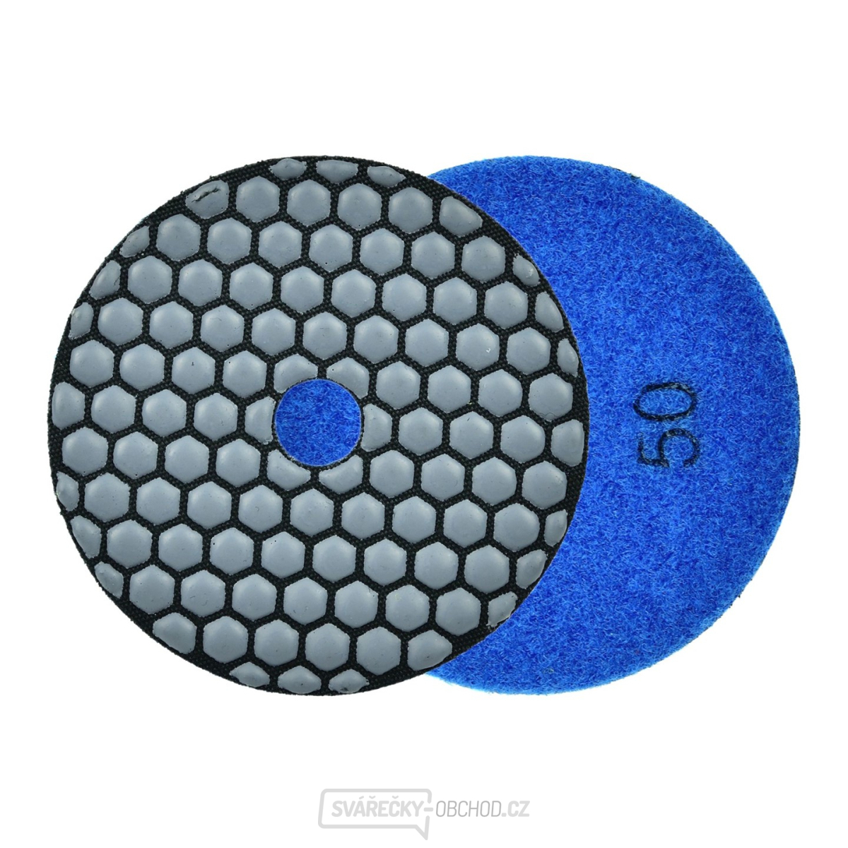 Leštící kotouč na kameninu za sucha 100 mm GR50 (5/250))