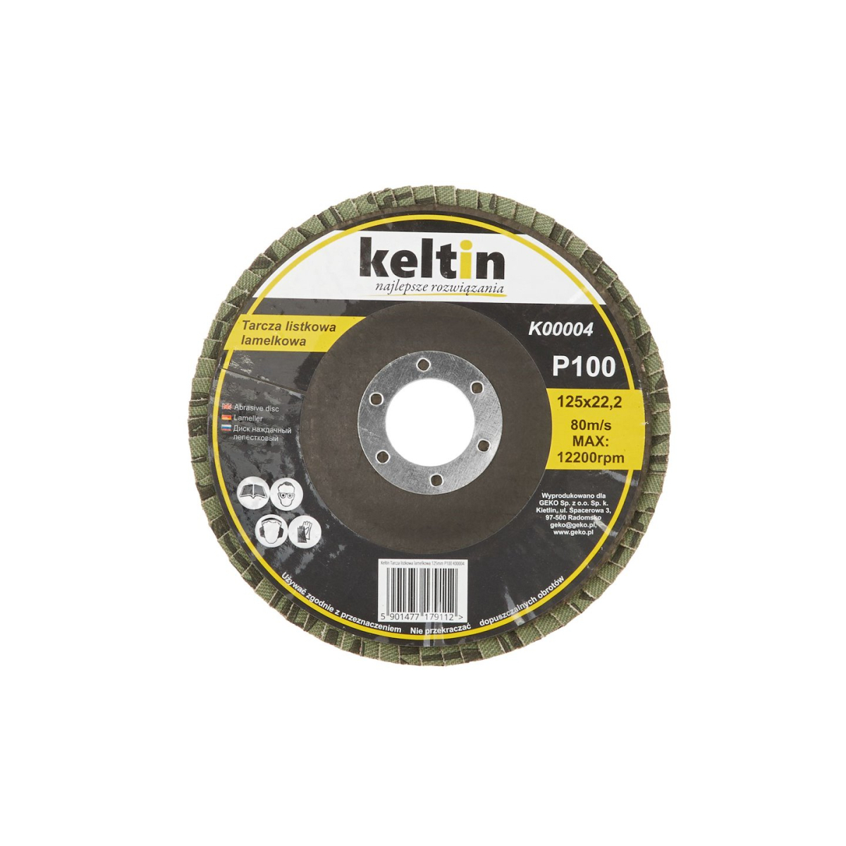 Levně Lamelový kotouč 125 mm P100 (10/200) K00004