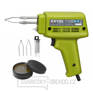 Pistole pájecí transformátorová s příslušenstvím, 100W Pistole pájecí transformátorová s příslušenstvím, 100W gallery main image