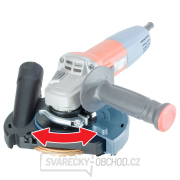 Kryt odsávací pro broušení úhlovou bruskou, O125mm s kartáčovým věncem náhled