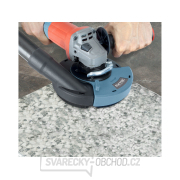 Kryt odsávací pro broušení úhlovou bruskou, O125mm s kartáčovým věncem Náhled