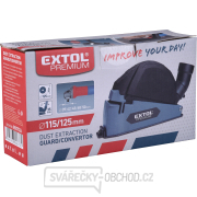 Kryt/adaptér odsávací pro řezání úhlovou bruskou, O115/125mm náhled