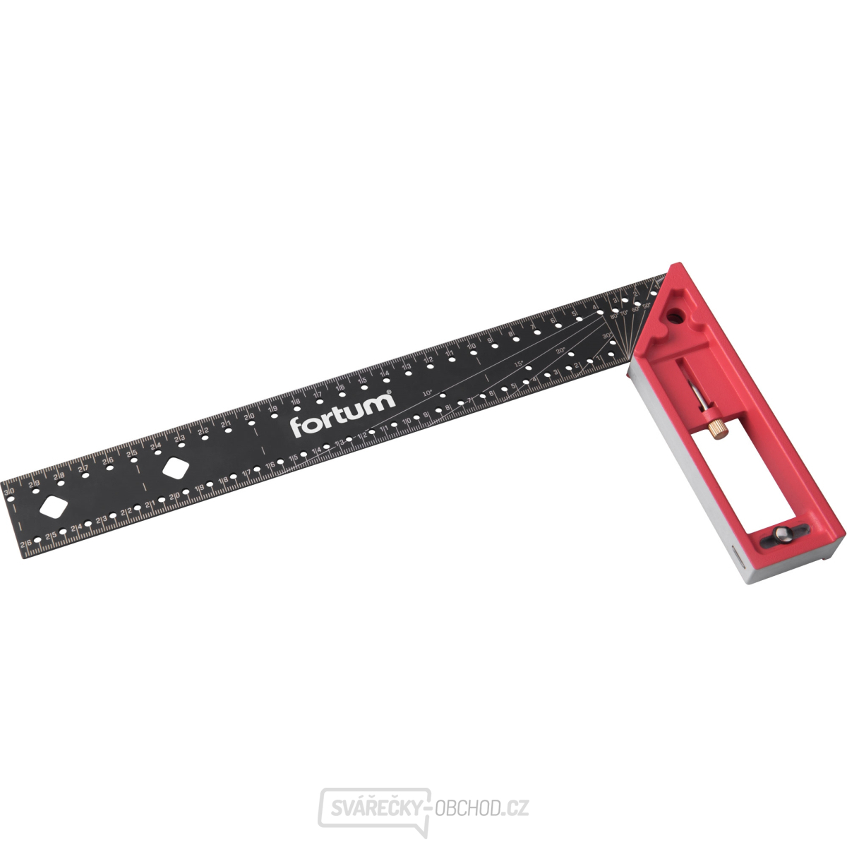 Úhelník truhlářský multifunkční, 300mm, celokovový