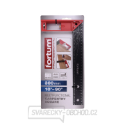 Úhelník truhlářský multifunkční, 300mm, celokovový Úhelník truhlářský multifunkční, 300mm, celokovový náhled