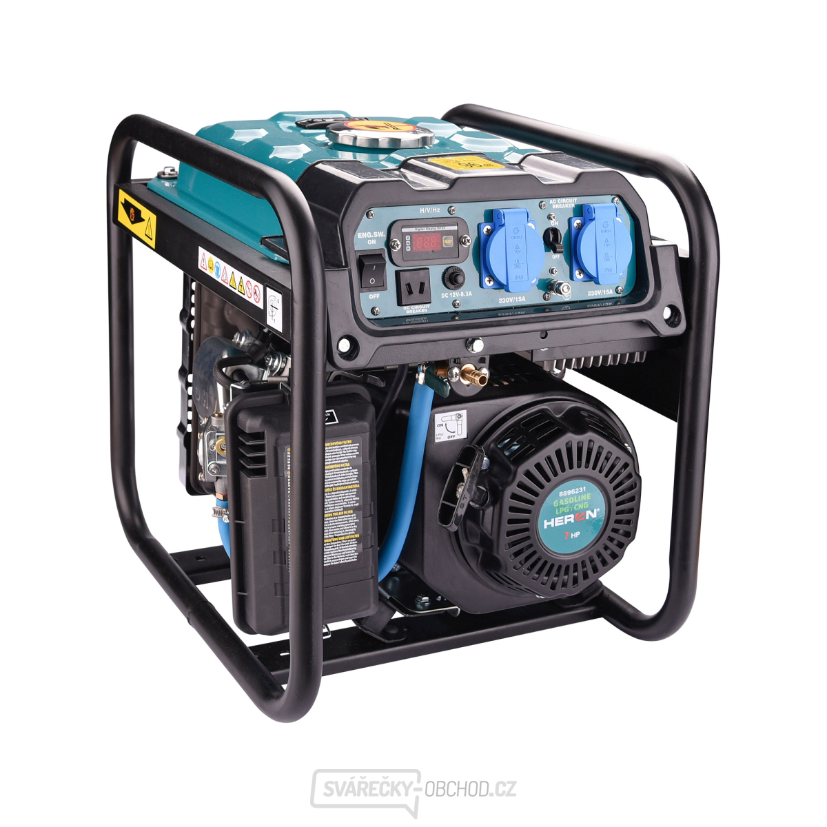 Elektrocentrála digitální invertorová (benzín/LPG/NG), 7HP/3,7kW