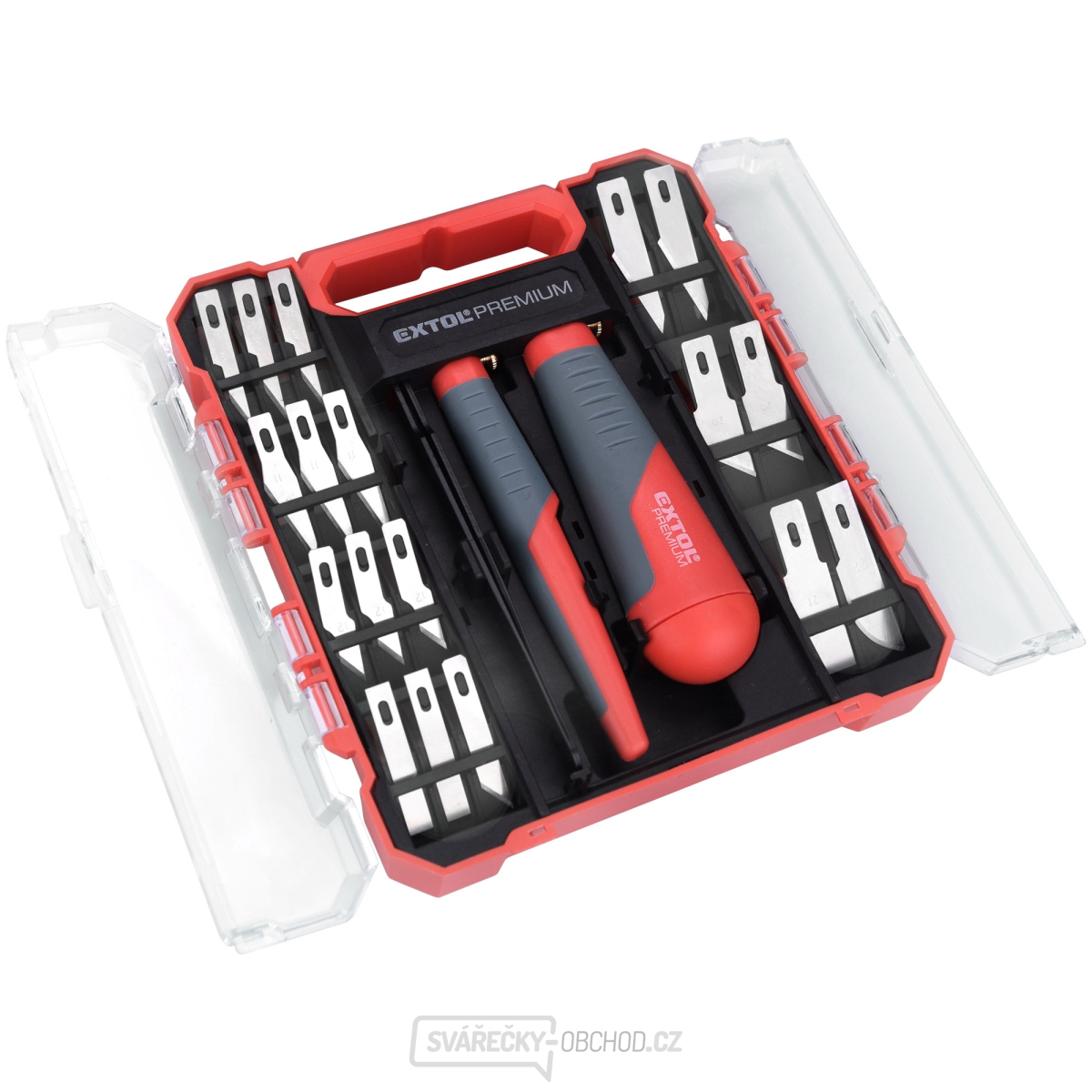 Nože na vyřezávání, sada 21ks s pinzetou