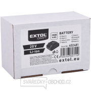 Baterie akumulátorová Extol, 20V Li-ion, 2Ah Náhled