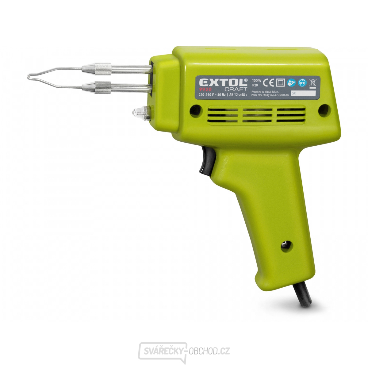 Pistole pájecí transformátorová, 100W