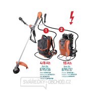 Aku křovinořez Extol 60V, 42cm, BRUSHLESS, bez baterie a nabíječky náhled