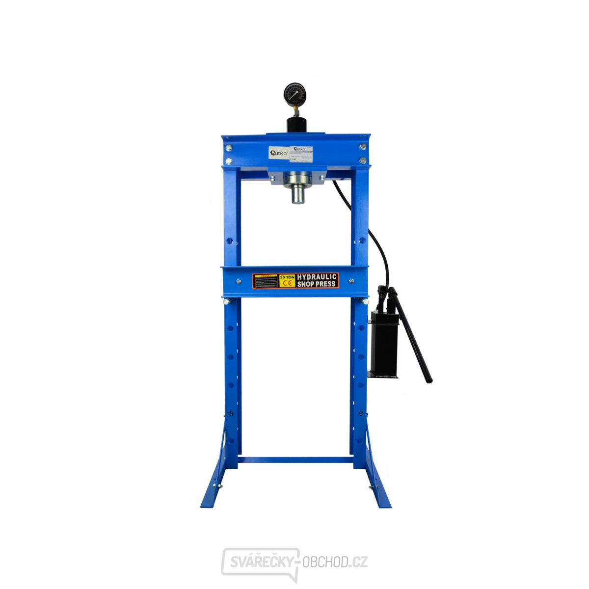 #Hydraulický lis 30T s manometrem a dvoustupňovým čerpadlem (1)