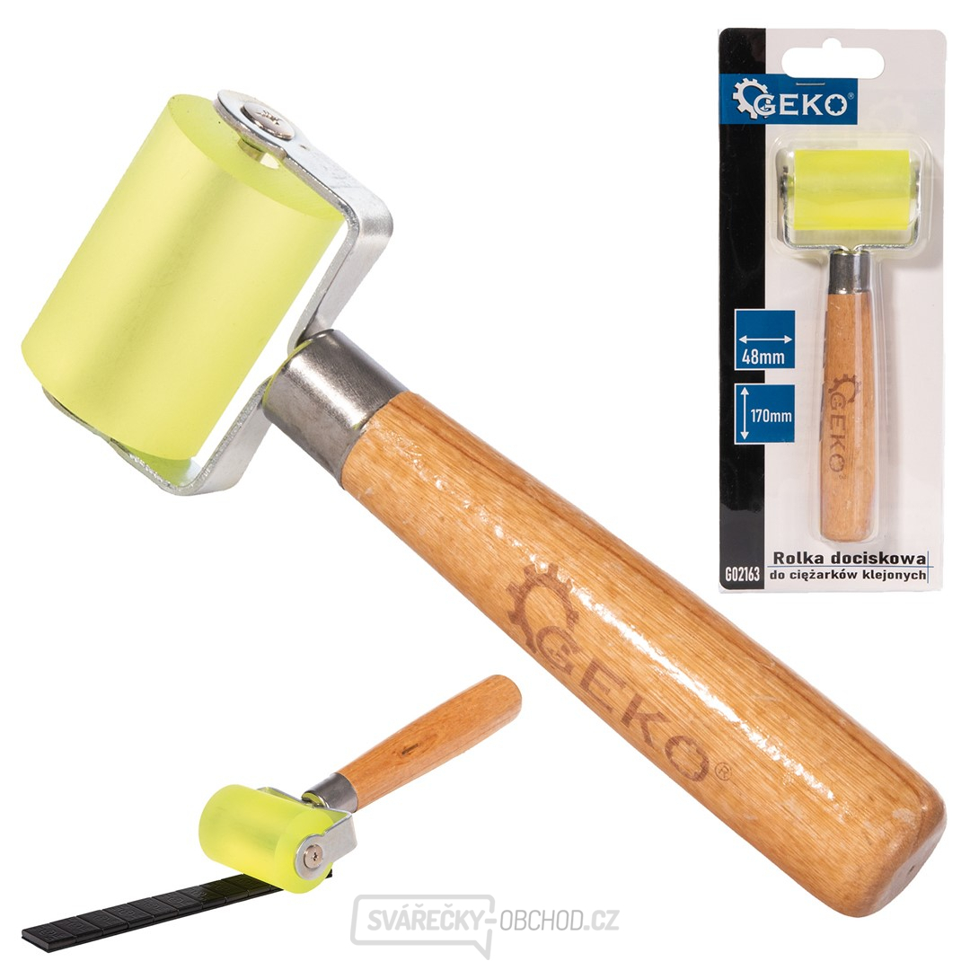Přítlačný váleček pro lepicí závaží 170x48mm (66)
