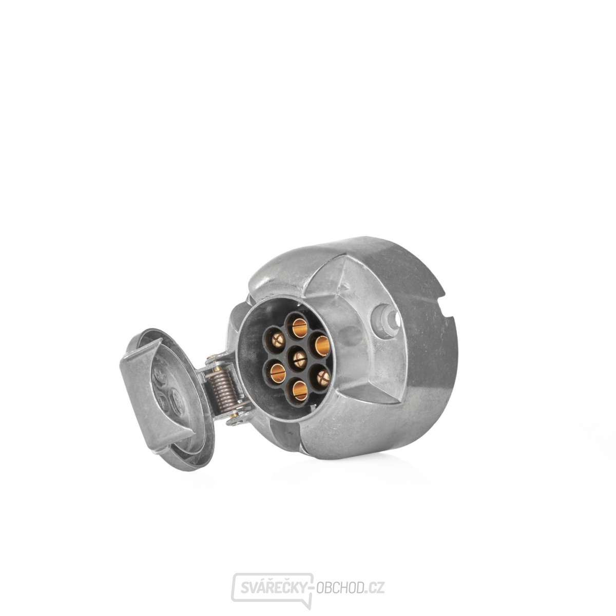 7PIN 12V zásuvka pro přívěs (hliník) (100) 7PIN 12V zásuvka pro přívěs (hliník) (100) gallery main image