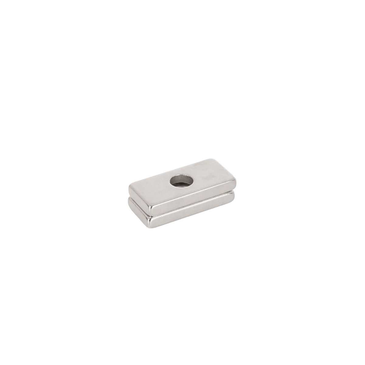 GEKO Neodymový magnet s otvorem pro šroub 20x10x3mm sada 2 kusů G02422