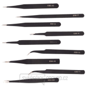 Sada přesných kovových pinzet 9ks (100) náhled