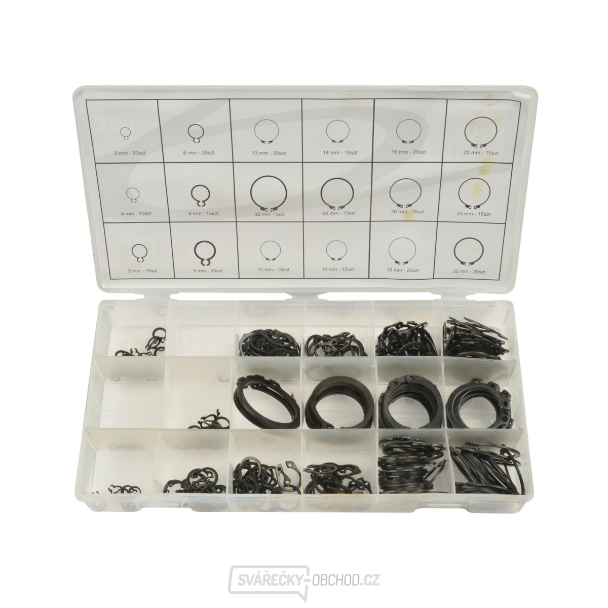 Sada kroužků Seger 300ks (20)