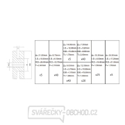 Sada gumových průchodek 180ks (20) náhled