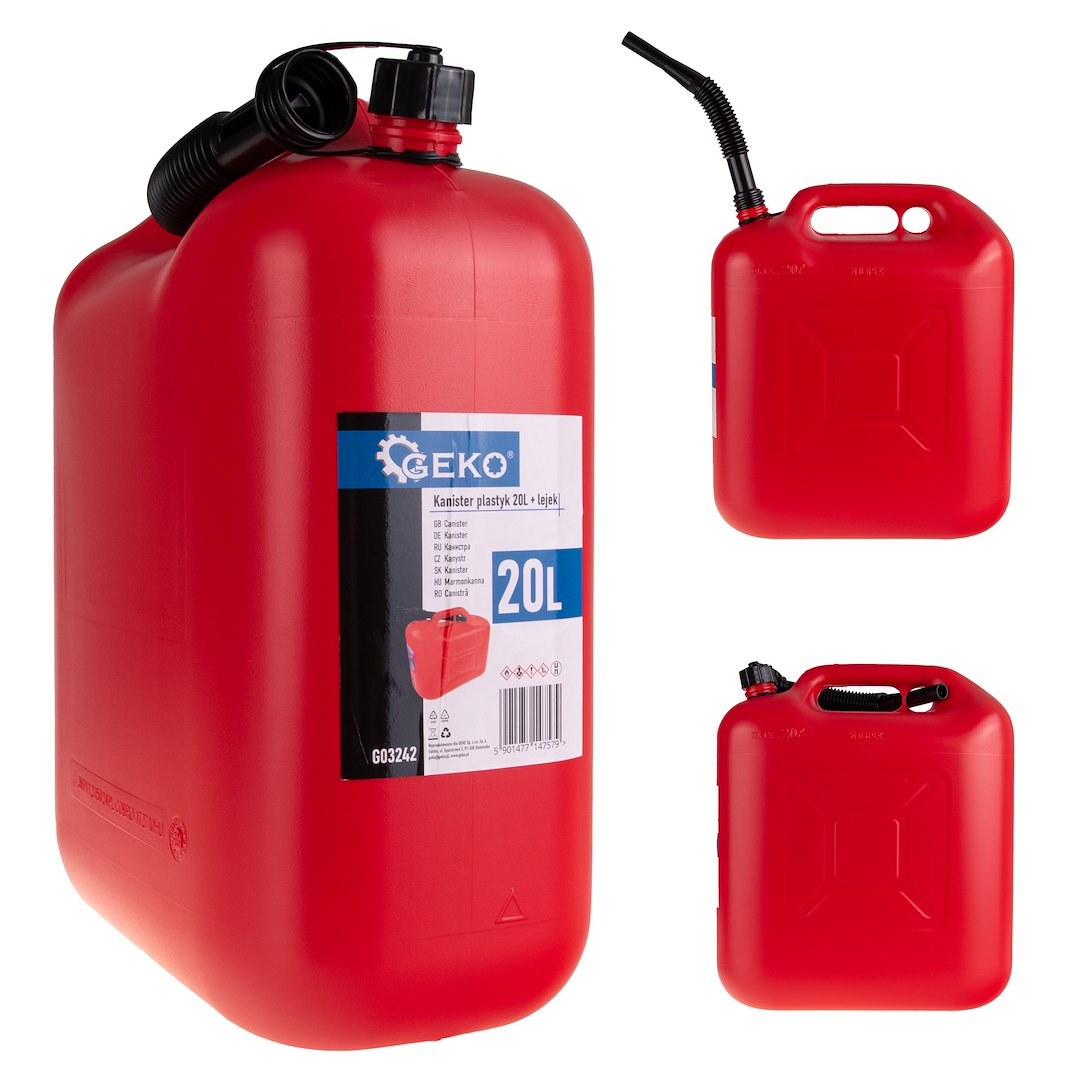 Plastový kanystr 20 l + nálevka G03242