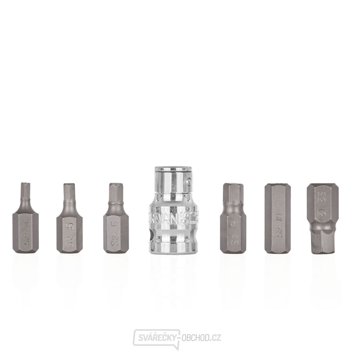 7dílná sada šroubovacích bitů H4-H12 (10/100)