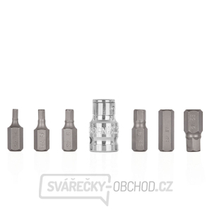 7dílná sada šroubovacích bitů H4-H12 (10/100) 7dílná sada šroubovacích bitů H4-H12 (10/100) gallery main image