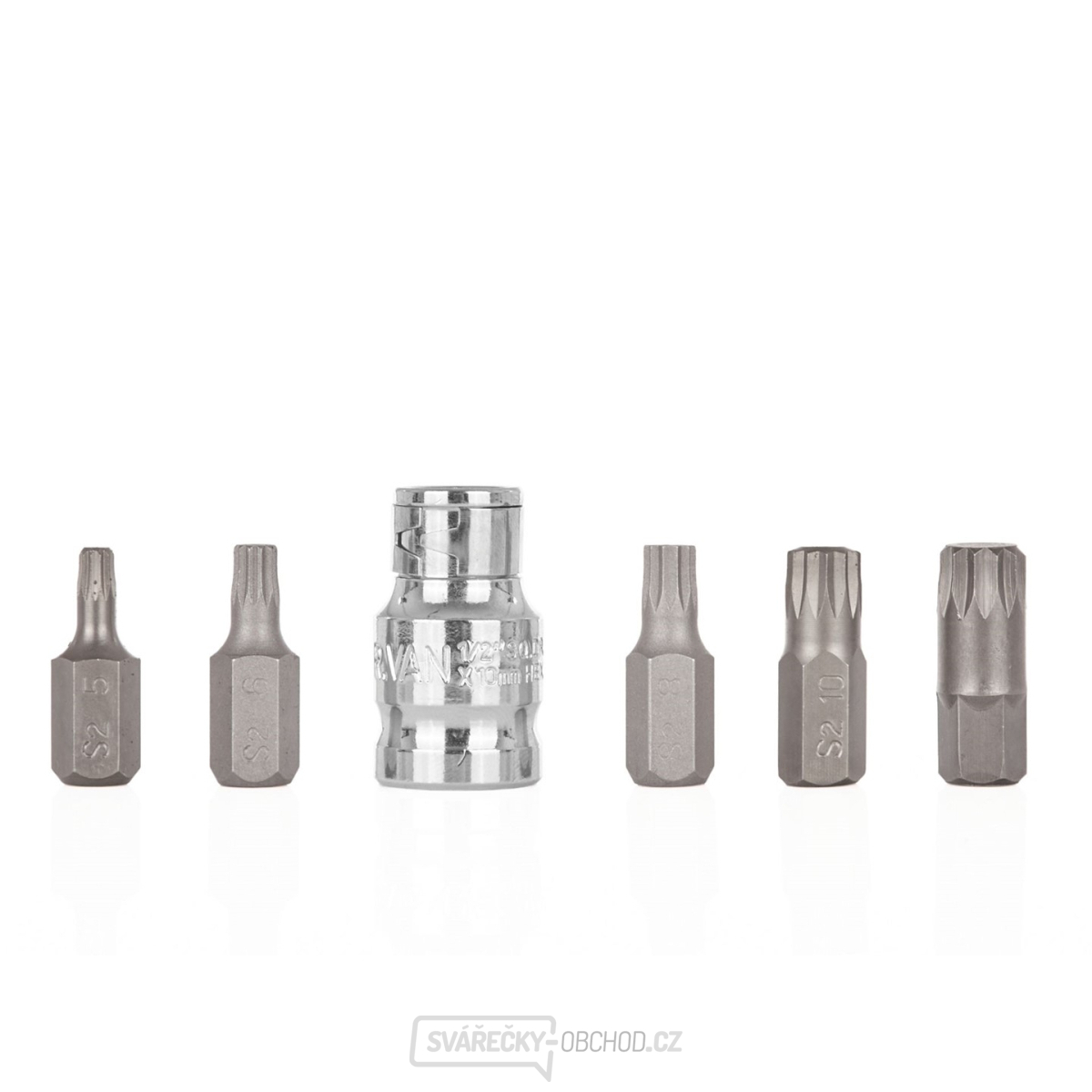 6dílná sada šroubovacích bitů SPLINE M5-M12 (10/100)