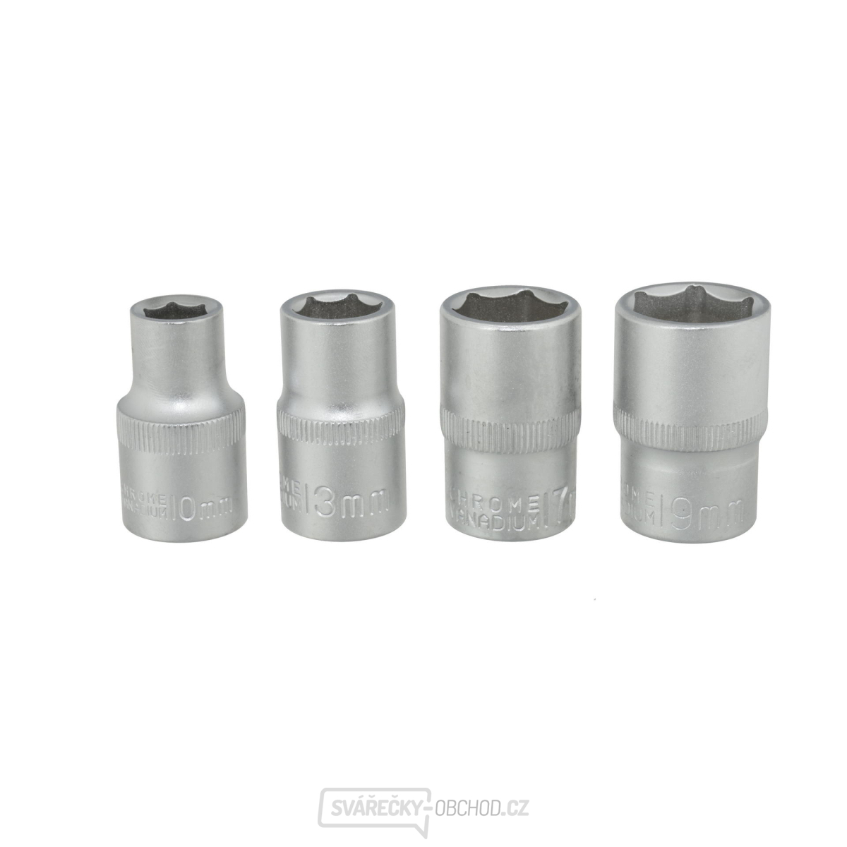 Sada nástrčných hlavic 1/2" (10-13-17-19 mm) (20)