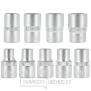 9dílná sada torxových nástrčných klíčů E10-24, 1/2