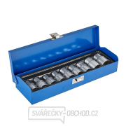 9dílná sada torxových nástrčných klíčů E10-24, 1/2