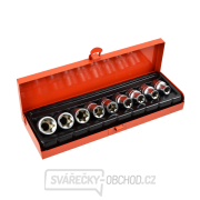 9x sada nástrčných hlavic E10-24,1/2  9x sada nástrčných hlavic E10-24,1/2