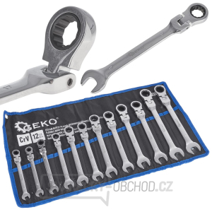 Sada ráčnových klíčů 12 el. 8-19 mm (8) Sada ráčnových klíčů 12 el. 8-19 mm (8) gallery main image