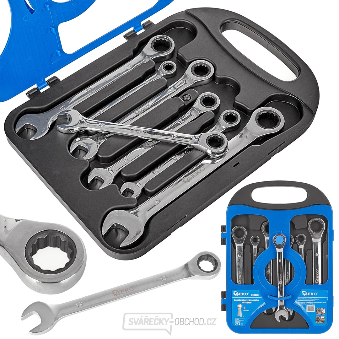 Sada ráčnových klíčů 7el 8-19mm (12)