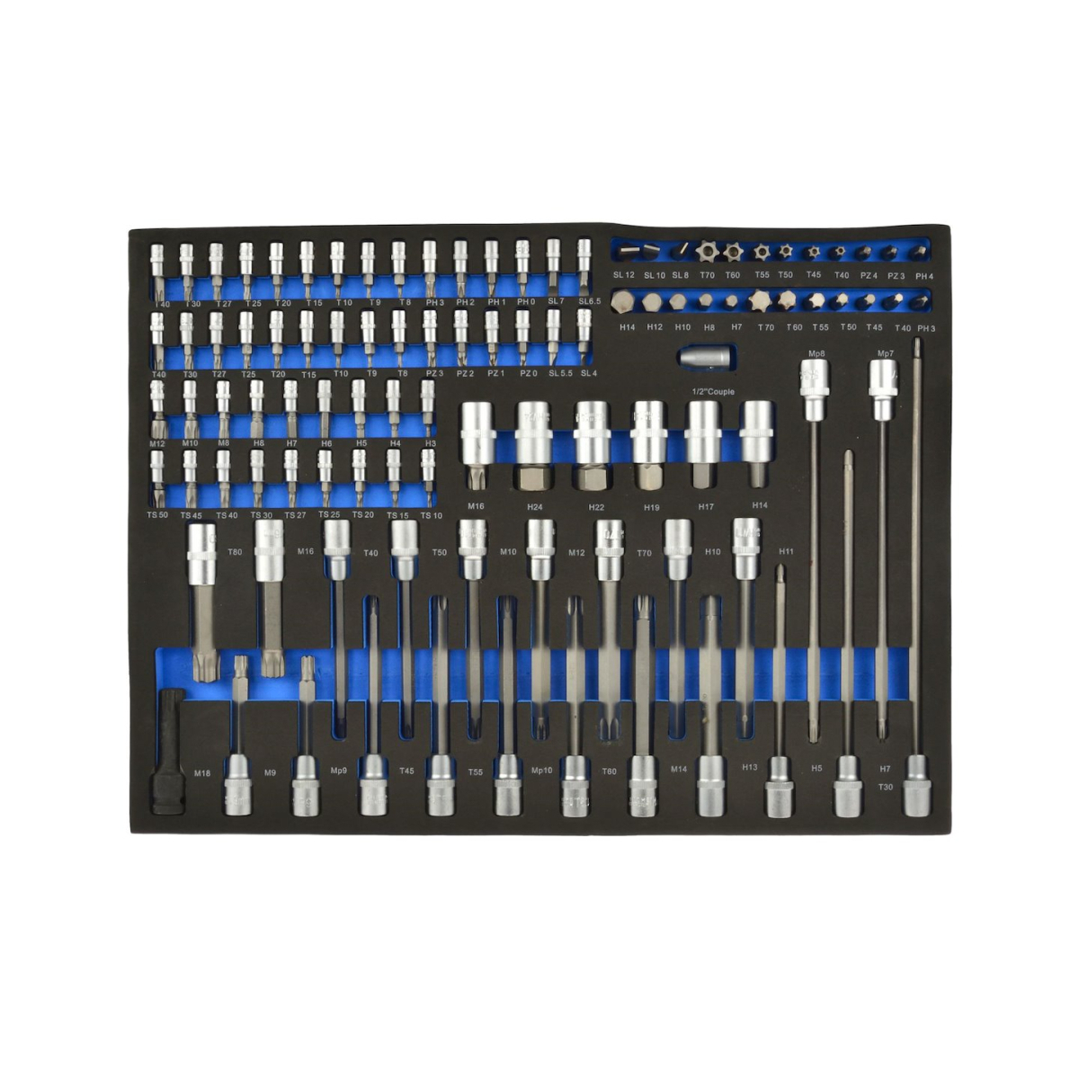 Levně Kazeta - sada nástrčných hlavic a bitů Torx 102el. CRV(3) G10833B