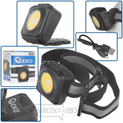Nárazuvzdorná čelovka s reflektorem LED COB 3W 500mAh 500lm IP44 (240) Nárazuvzdorná čelovka s reflektorem LED COB 3W 500mAh 500lm IP44 (240) gallery main image