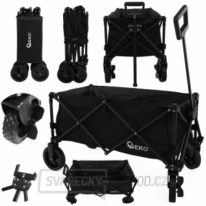 Zahradní vozík - plážový skládací 127L 100kg (1) Zahradní vozík - plážový skládací 127L 100kg (1) gallery main image