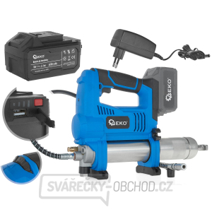 Akumulátorový lis Li-ion 18V - kufr + nabíječka + 4,0Ah ACU (3) Akumulátorový lis Li-ion 18V - kufr + nabíječka + 4,0Ah ACU (3) gallery main image